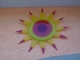 Sonne - Fusingglas, Ø ca. 55cm, zum Hängen